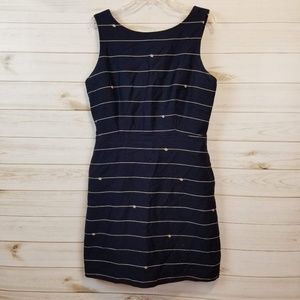 The limited navy embroidered dress size 12